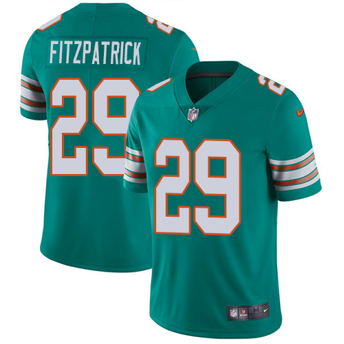Nike Miami Dolphins #29 Minkah Fitzpatrick Aqua Green Alternate Men Stitched NFL Vapor Untouchable Limited Jersey